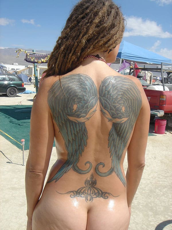 Голые девушки на фестивале Бернинг Мэн / Burning Man 23 фото